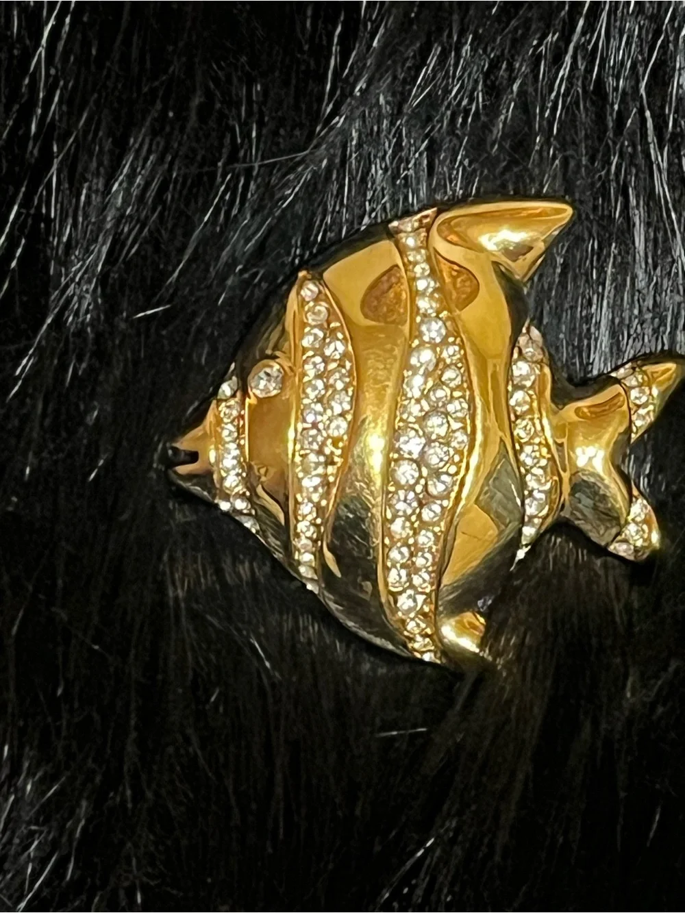 Swarovski Fish Brooch